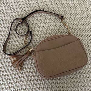 Neutral Crossbody with tassel